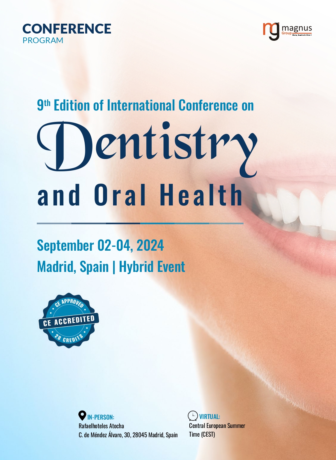 9th Edition of International Conference on Dentistry and Oral Health  | Madrid, Spain Program